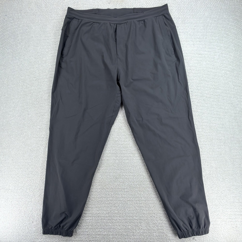 Lululemon Surge Jogger Mens XL(?) Charcoal 36x29 Running Pants Zip Ankle